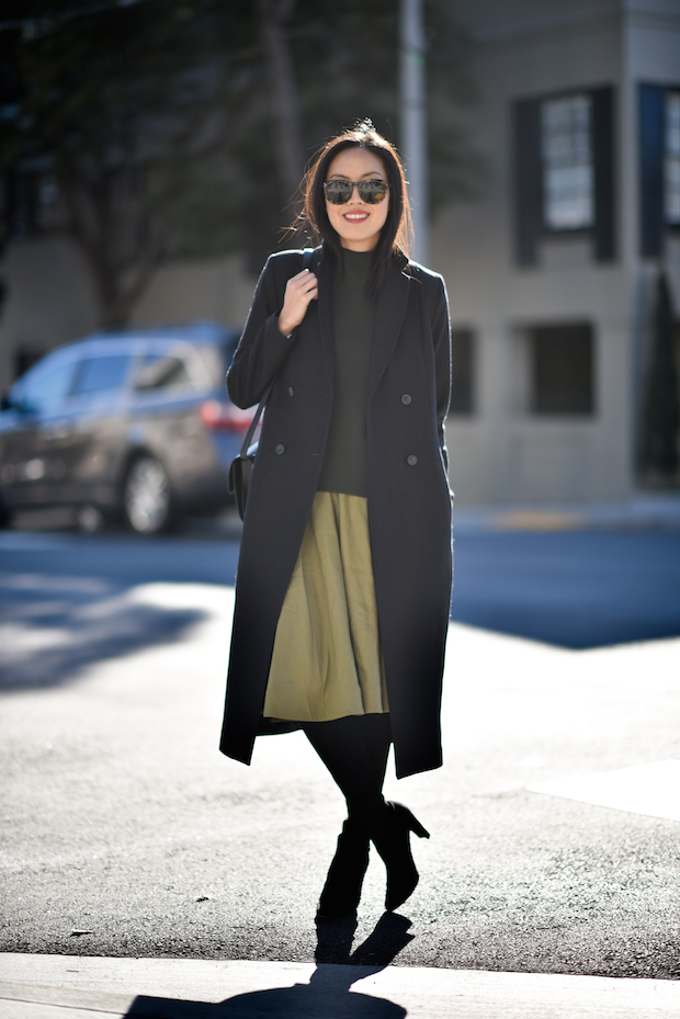 TYLR top Alice & Olivia Skirt Whyred Jacket Stuart Weitzman Over the knee boots