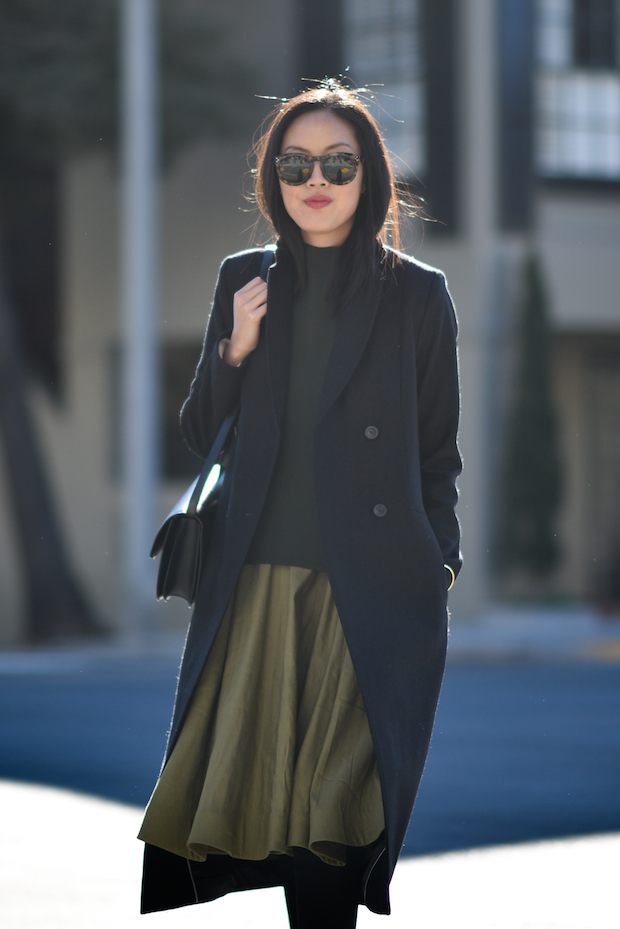 TYLR top Alice & Olivia Skirt Whyred Jacket Stuart Weitzman Over the knee boots 2