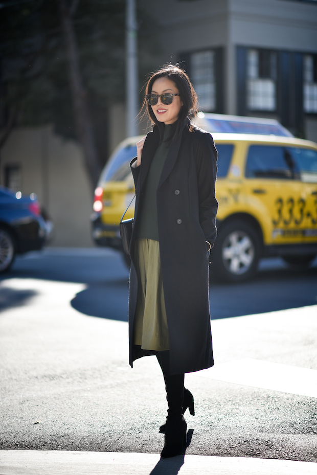 TYLR top Alice & Olivia Skirt Whyred Jacket Stuart Weitzman Over the knee boots 3